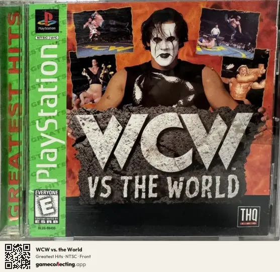 WCW vs. the World PlayStation, NTSC box front