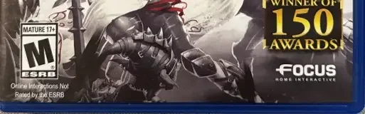 Divinity: Original Sin, the ESRB box on its front