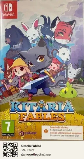 Kitaria Fables Nintendo Switch, PAL box front