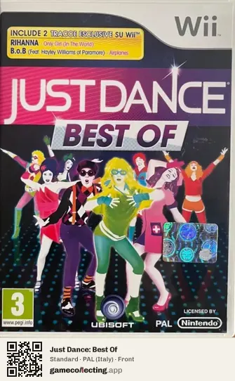 Just Dance: Best Of Nintendo Wii, Italy box front