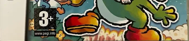 Yoshi's Island DS, the PEGI square on its front