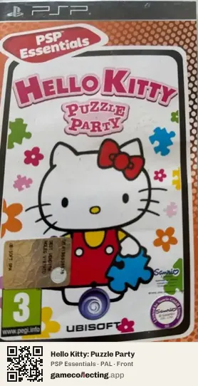 Hello Kitty: Puzzle Party PlayStation Portable, PAL box front
