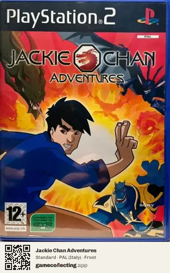 Jackie Chan Adventures PlayStation 2, Italy box front