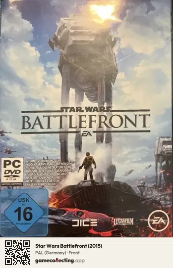 Star Wars Battlefront (2015) Computer, Germany box front