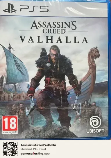 Assassin's Creed Valhalla PlayStation 5, PAL box front