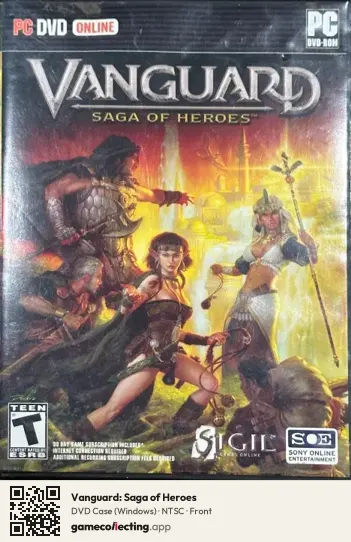 Vanguard: Saga of Heroes Computer, NTSC box front