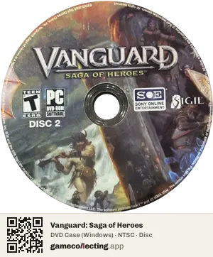 Vanguard: Saga of Heroes Computer, NTSC disc