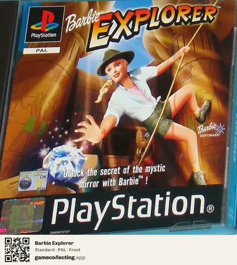 Barbie Explorer PlayStation, PAL box front