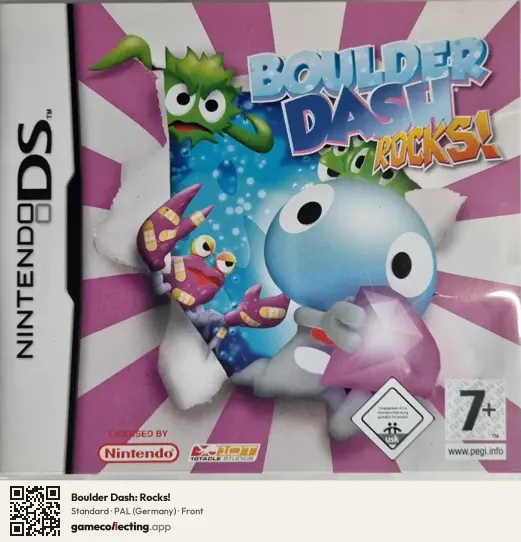 Boulder Dash: Rocks! Nintendo DS, Germany box front