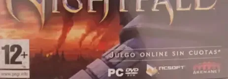 Guild Wars: Nightfall, the PEGI square on its front