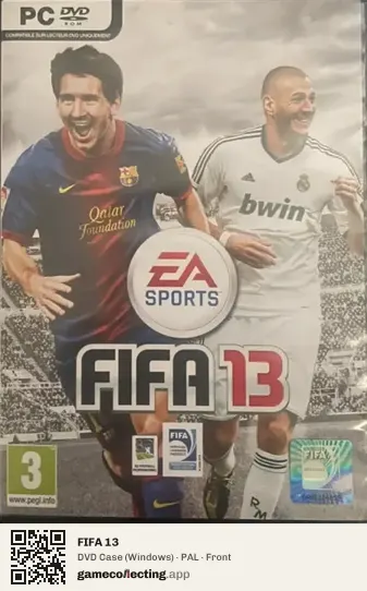 FIFA 13 Computer, PAL box front