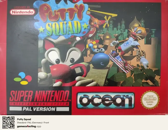 Putty Squad Super Nintendo Entertainment System, Germany box front