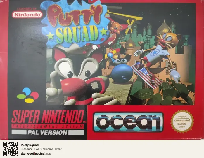 Putty Squad Super Nintendo Entertainment System, Germany box front