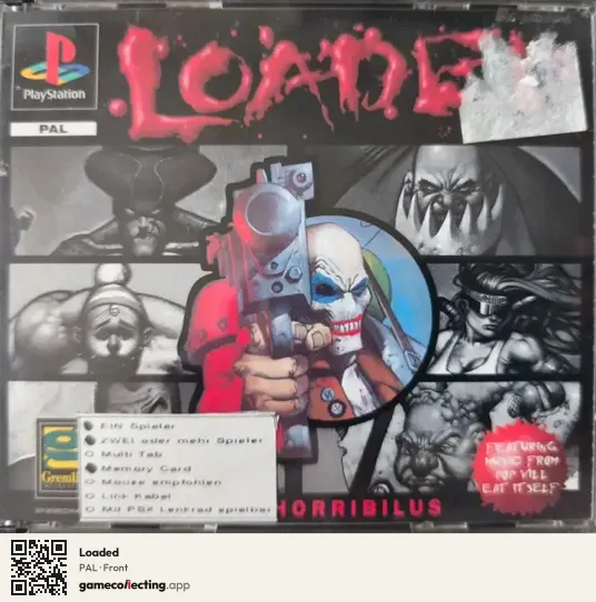 Loaded PlayStation, PAL box front