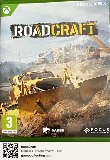 RoadCraft Xbox Series X, Germany box front