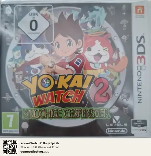 Yo-kai Watch 2: Bony Spirits Nintendo 3DS, Germany box front