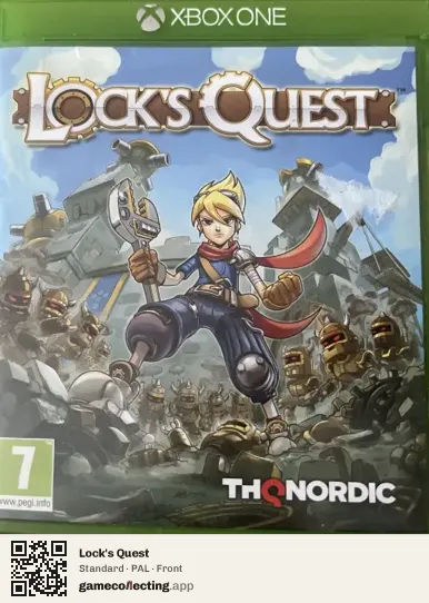 Lock's Quest Xbox One, PAL box front