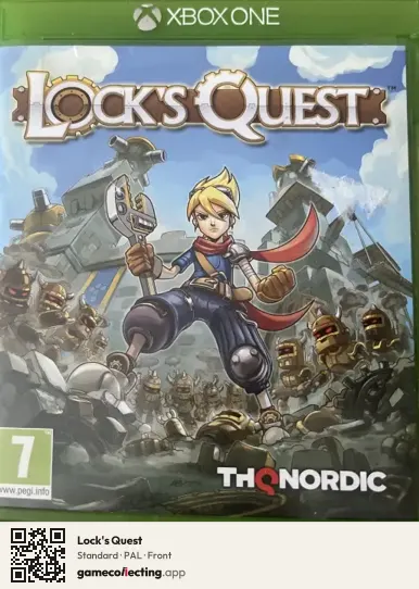 Lock's Quest Xbox One, PAL box front