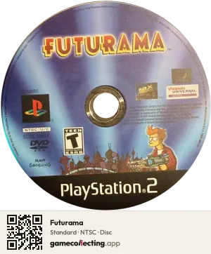 Futurama PlayStation 2, NTSC disc