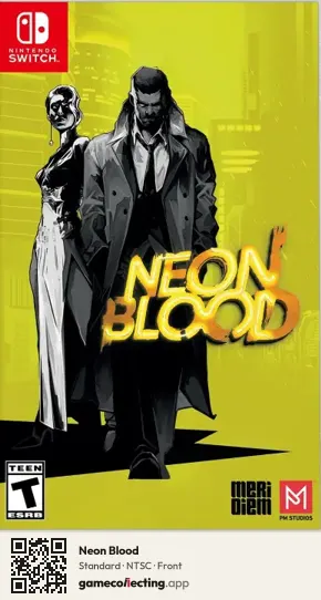 Neon Blood Nintendo Switch, NTSC box front