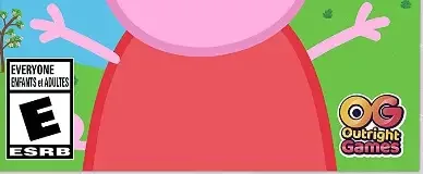 My Friend Peppa Pig, the ESRB box on its front