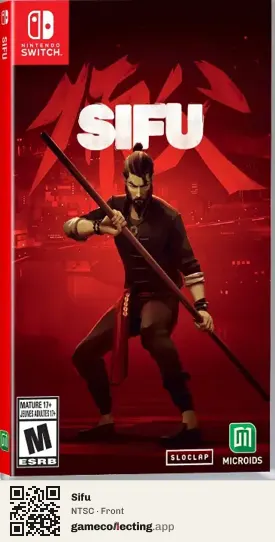 Sifu Nintendo Switch, NTSC box front