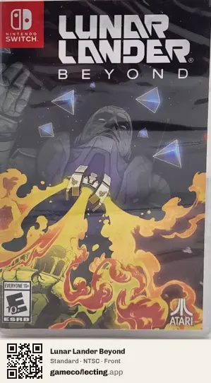 Lunar Lander Beyond Nintendo Switch, NTSC box front