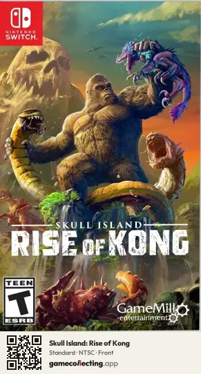 Skull Island: Rise of Kong Nintendo Switch, NTSC box front