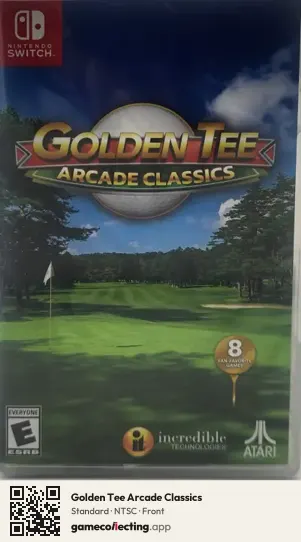 Golden Tee Arcade Classics Nintendo Switch, NTSC box front