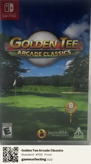Golden Tee Arcade Classics Nintendo Switch, NTSC box front