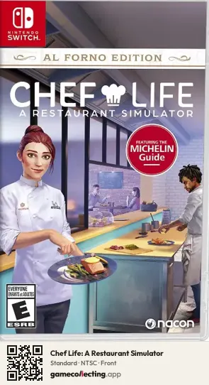 Chef Life: A Restaurant Simulator Nintendo Switch, NTSC box front