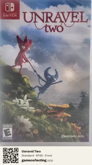 Unravel Two Nintendo Switch, NTSC box front