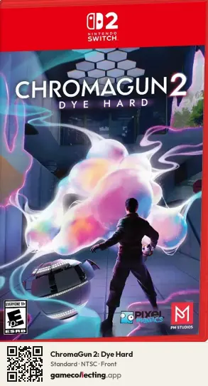ChromaGun 2: Dye Hard Nintendo Switch 2, NTSC box front