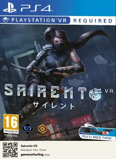 Sairento VR PlayStation 4, PAL box front
