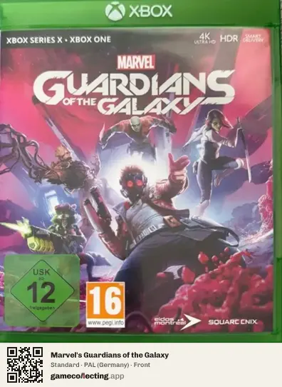 Marvel's Guardians of the Galaxy Xbox Series X, Germany box front
