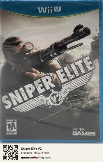 Sniper Elite V2 Nintendo Wii U, NTSC box front