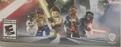 LEGO Star Wars: The Skywalker Saga, the ESRB box on its front