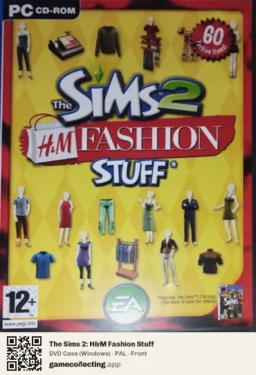 The Sims 2: H&M Fashion Stuff Computer, PAL box front