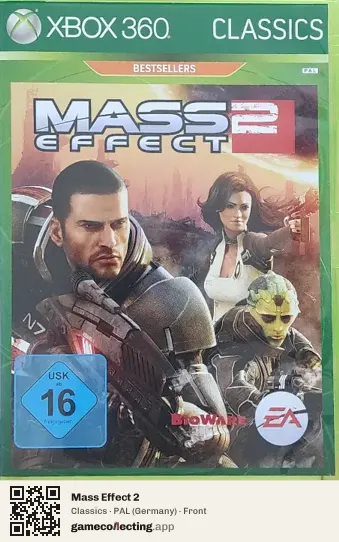 Mass Effect 2 Xbox 360, Germany box front