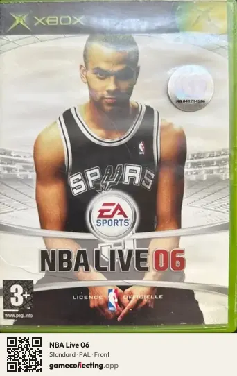 NBA Live 06 Xbox, PAL box front