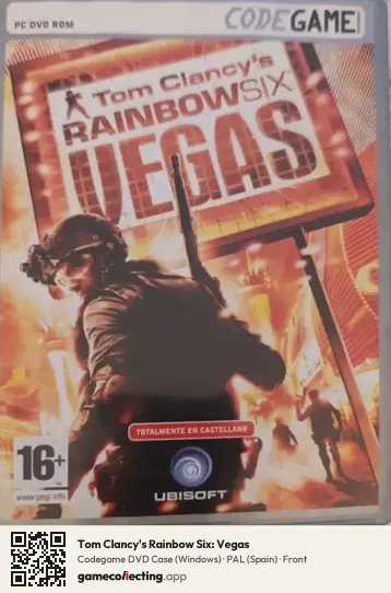 Tom Clancy's Rainbow Six: Vegas Computer, Spain box front