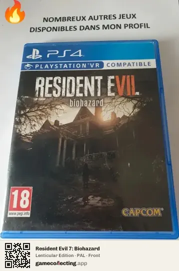 Resident Evil 7: Biohazard PlayStation 4, PAL box front