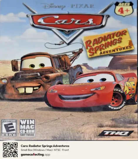 Cars: Radiator Springs Adventures Computer, NTSC box front