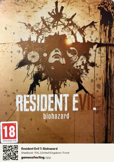 Resident Evil 7: Biohazard PlayStation 4, United Kingdom box front