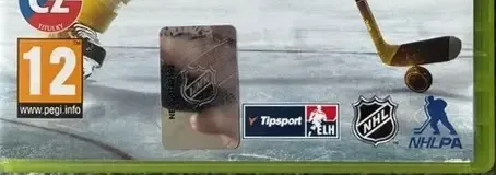 NHL 15, the PEGI square on its front