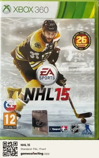 NHL 15 Xbox 360, PAL box front
