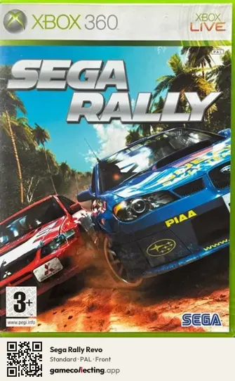Sega Rally Revo Xbox 360, PAL box front