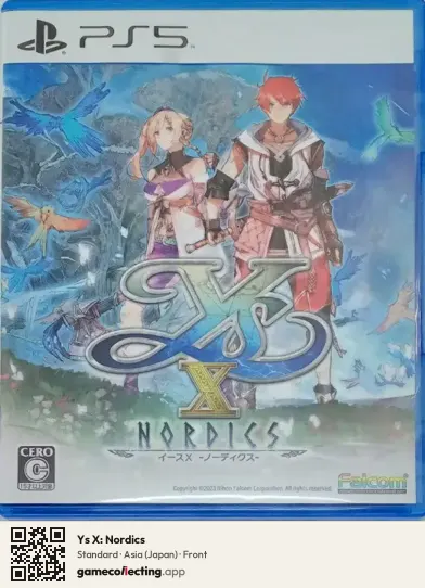 Ys X: Nordics PlayStation 5, Japan box front