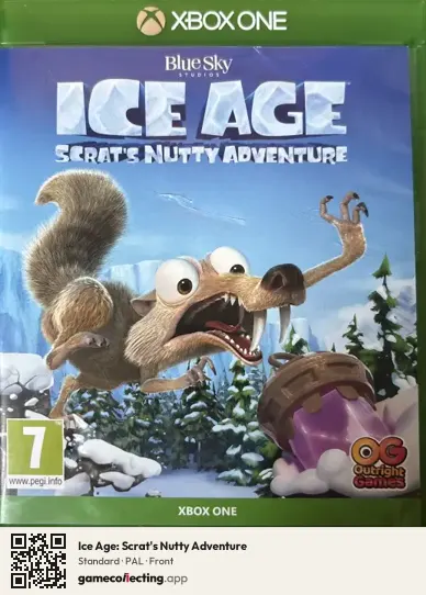 Ice Age: Scrat's Nutty Adventure Xbox One, PAL box front