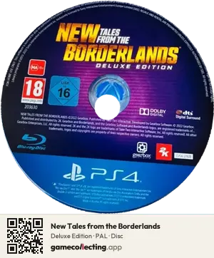 New Tales from the Borderlands PlayStation 4, PAL disc